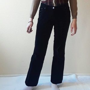INC International Concepts Black Velvet Pants